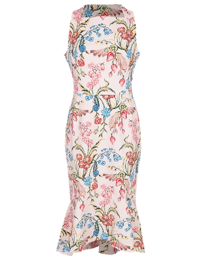 Peter Pilotto Kia Floral Dress In White