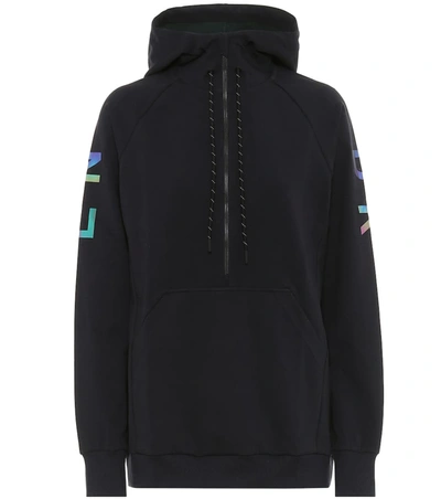 Lndr Saturn Technical-jersey Hoodie In Black