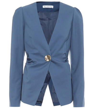 Rejina Pyo Wool Jacket In Blue
