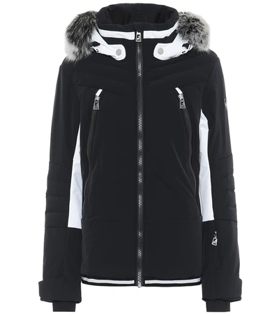 Toni Sailer Luna Fur-trimmed Ski Jacket In White