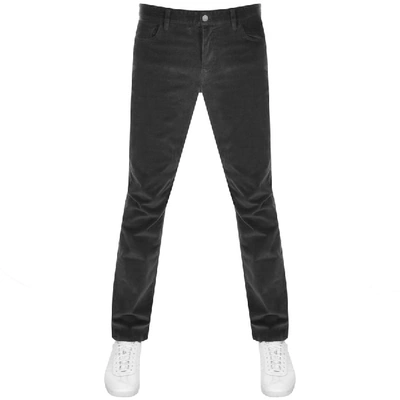 Michael Kors Parker Stretch Slim Fit Corduroy Pants In Graphite