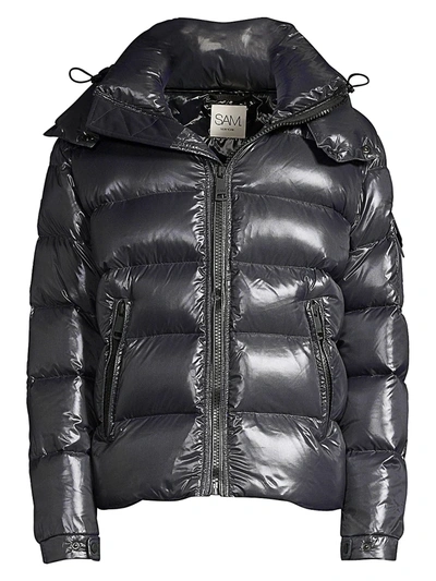 Sam Glacier Down Puffer Jacket In Steel