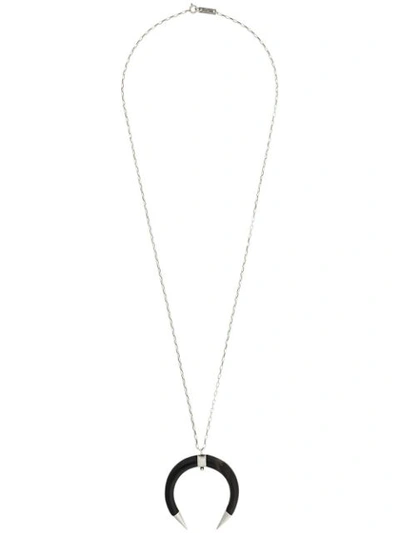 Isabel Marant Halskette Mit Hufeisenförmigem Anhänger In Black