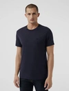 Burberry Jadford Jersey T-shirt In Navy