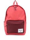 Herschel Supply Co Classic Xl Logo Patch Backpack In 3000 Mineral Red/plum