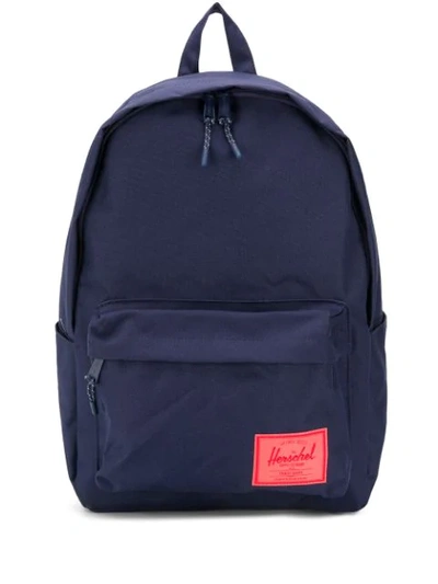 Herschel Supply Co Classic Xl Logo Patch Backpack In Blue