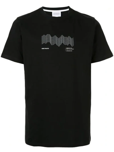Norse Projects Branded T-shirt In Black