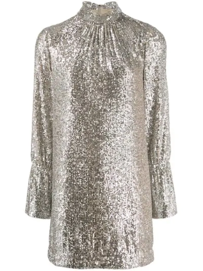 Zadig & Voltaire Fashion Show D Rumer Sequin Dress In Neutrals