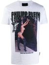 Philipp Plein Hot Angels Club T-shirt In White