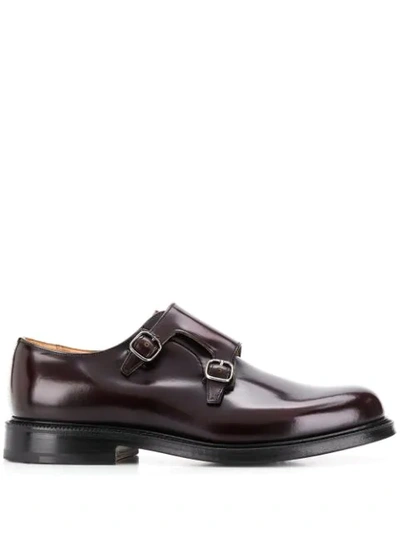 Church's Double Monk Strap Shoes In Brown