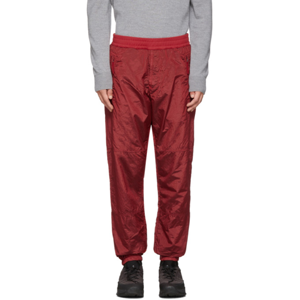 Stone Island Ssense Exclusive Red Ripstop Track Pants In V0019 Red |  ModeSens