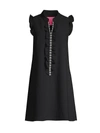 Lilly Pulitzer Adalee Embellished V-neck Shift Dress In Onyx