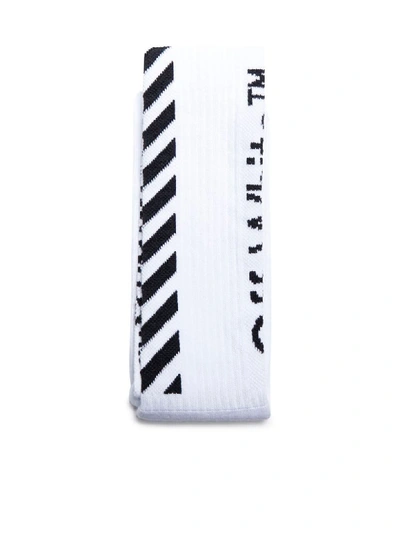 Off-white Socks In White Black