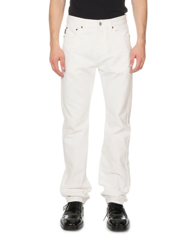 Balenciaga Men's Standard Fit Jeans, White