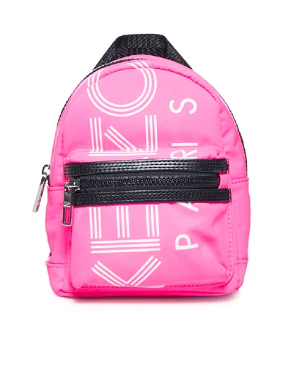 Kenzo Backpack In Deep Fuschia