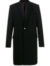 Dolce & Gabbana Single-breasted Tailored Coat In Black