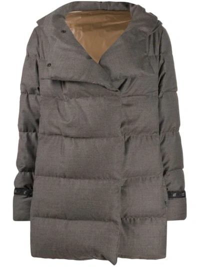 Eleventy Padded Puffer Jacket In Grey