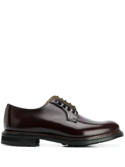 Church's Woodbridge Lace-up Derby Shoes In F0ady Burgundy