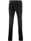 Jacob Cohen Mid-rise Straight Leg Jeans In Black