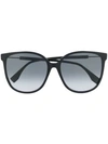 Fendi Round Frame Sunglasses In Black