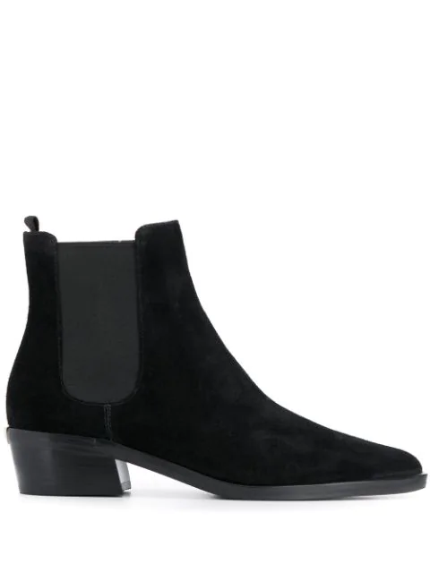 michael kors black suede ankle boots