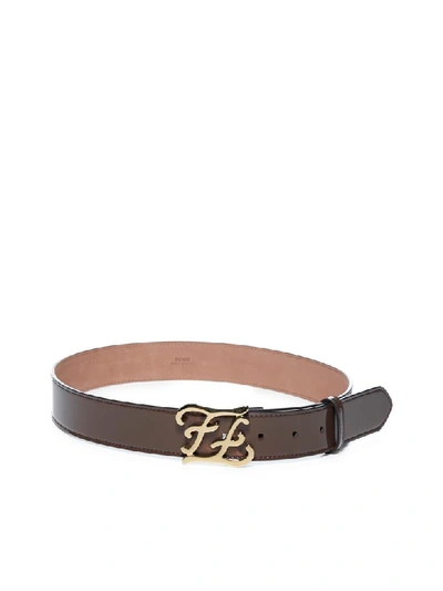 Fendi Belt In Ebano