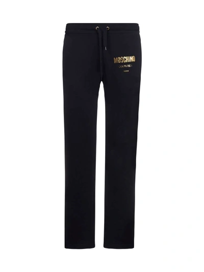 Moschino Trousers In Black