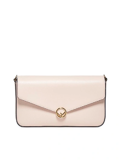 Fendi Clutch In Light Rose