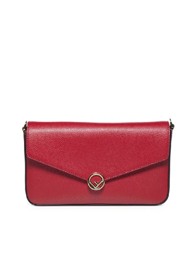 Fendi Clutch In Strawberry