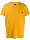 Edwin Short Sleeved Cotton T-shirt In Yellow