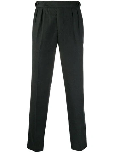 Massimo Alba Straight-leg Tailored Trousers In Grey