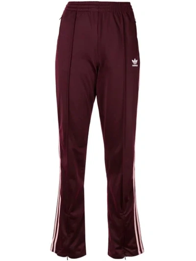 Adidas Originals Firebird Track Trousers In Red