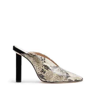 Schutz Gamora Mule In Natural Snake