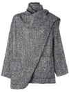 Isabel Marant Étoile Grey Outerwear Jacket In Black