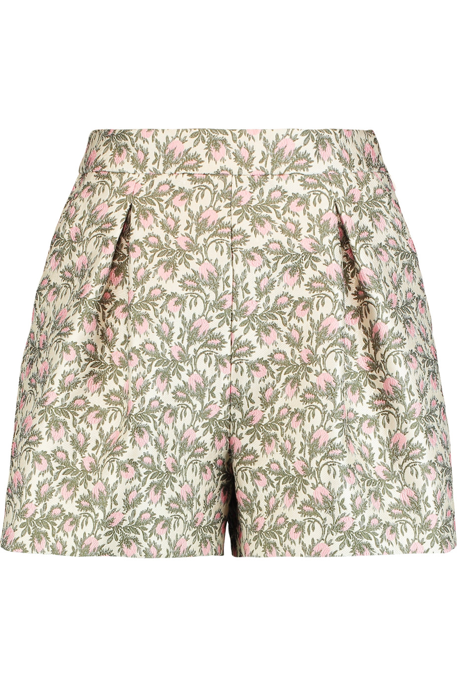 Giambattista Valli Pleated Jacquard Shorts | ModeSens