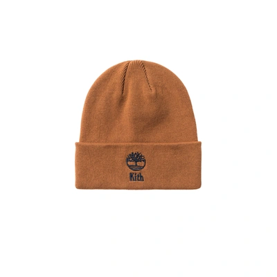 Pre-owned Kith Timberland Beanie Duck Brown