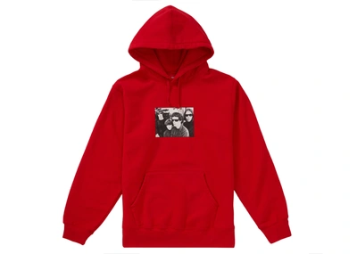 Pre-owned Supreme  The Velvet Underground Hooded Sweatshirt Red