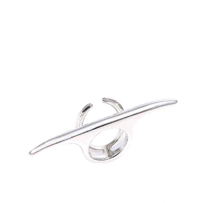 Ambush Liquid Multi Finger Ring Rings In Silver