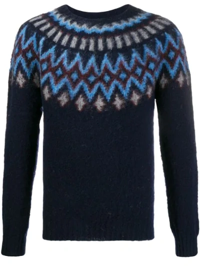 Howlin' Future Fantasy Virgin Wool Jumper In Blue