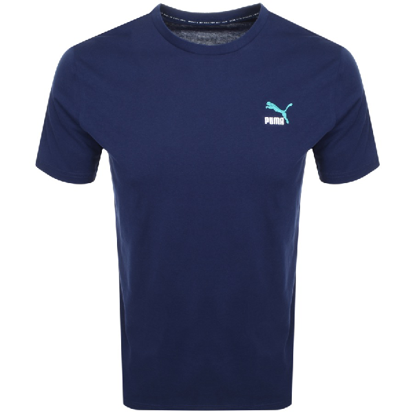 Puma Classics T Shirt Navy | ModeSens
