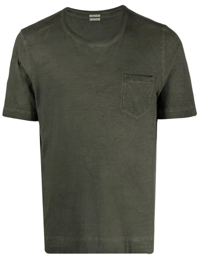 Massimo Alba Panarea T-shirt In Green Cotton