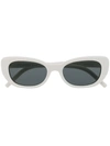 Saint Laurent Cat-eye Shaped Sunglasses In White