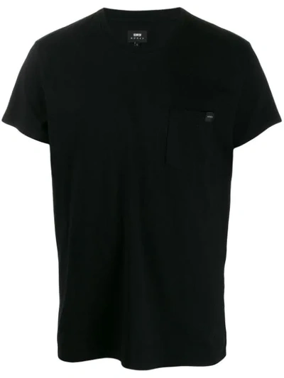 Edwin Short Sleeved Cotton T-shirt In Black