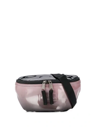 Eastpak Glossy Belt Bag In Pink