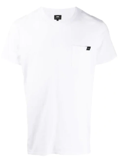 Edwin Short Sleeved Cotton T-shirt In White