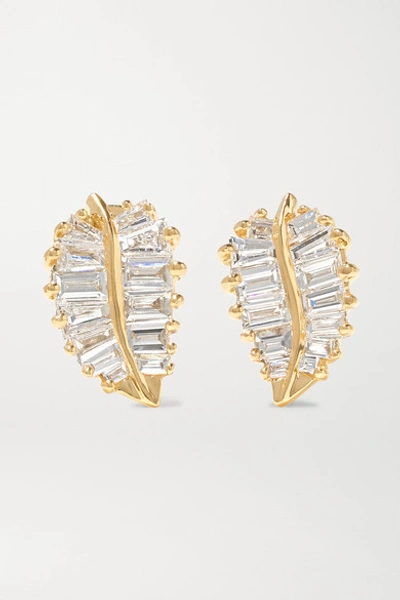 Anita Ko Small 18-karat Gold Diamond Earrings