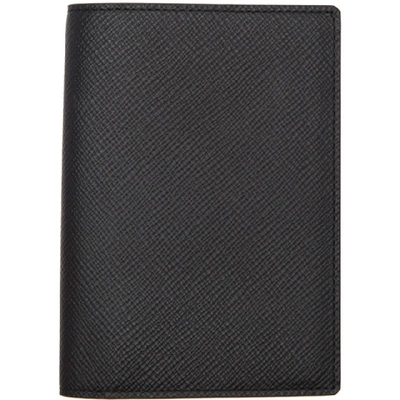 Smythson Grosvenor Wallet In Black