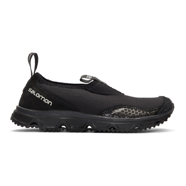 Salomon Black Limited Edition Rx Snow Moc Adv Sneakers In Black/phant |  ModeSens