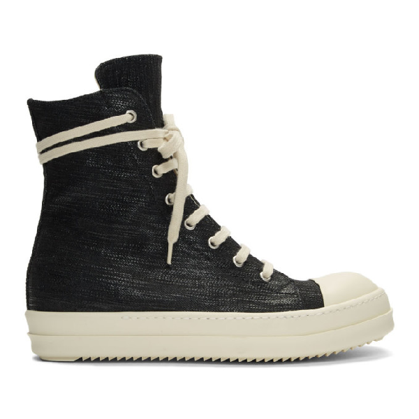 rick owens canvas shoes