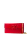 Valentino Garavani Garavani Vsling Clutch In Red